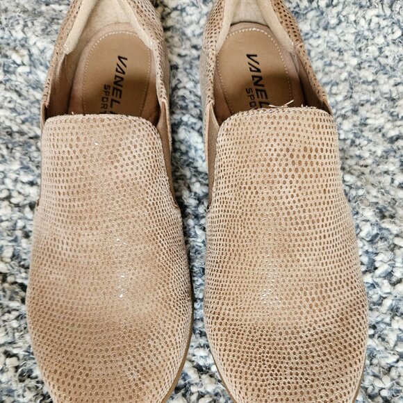 Leather Vaneli Sport loafers. Size: 7.5M (US). Color: Taupe/tan - Picture 6 of 8